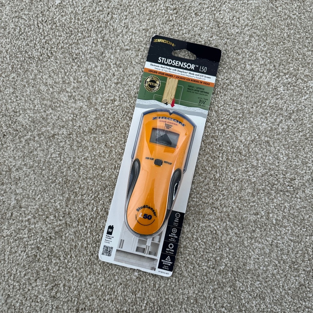 Zircon StudSensor L50 Stud Finder